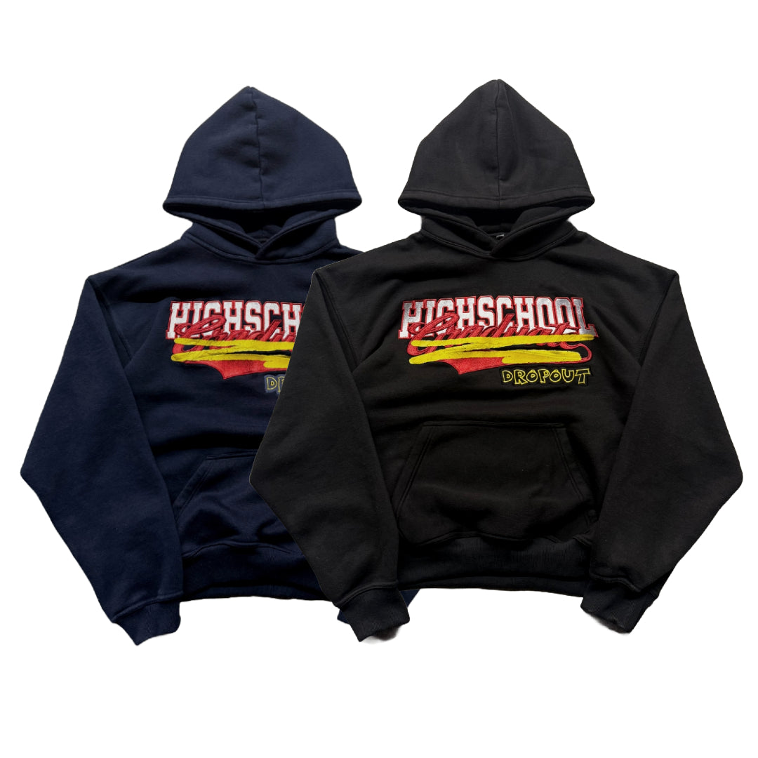 "Dropout" Hoodie - Black