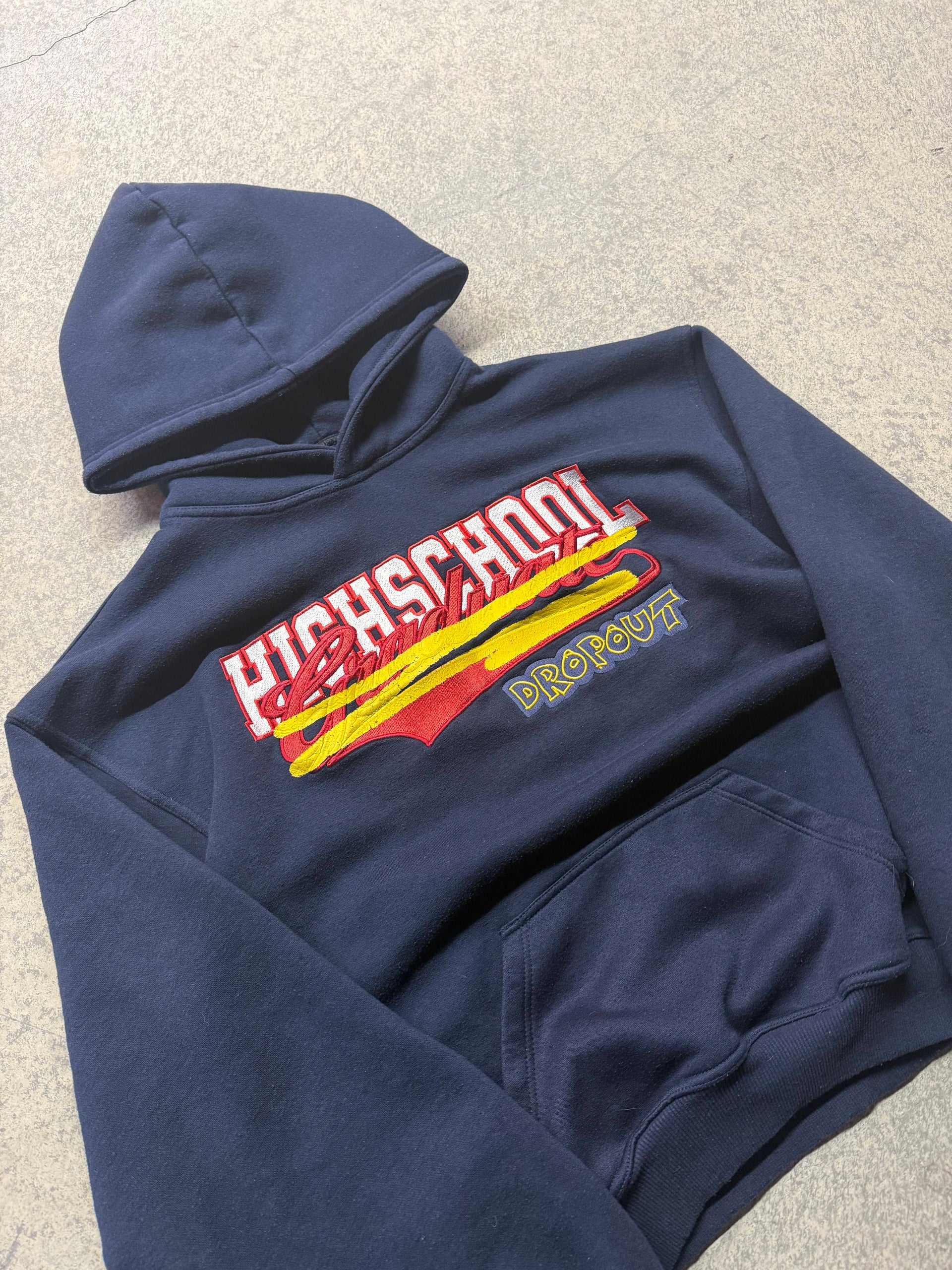 "Dropout" Hoodie - Navy Blue